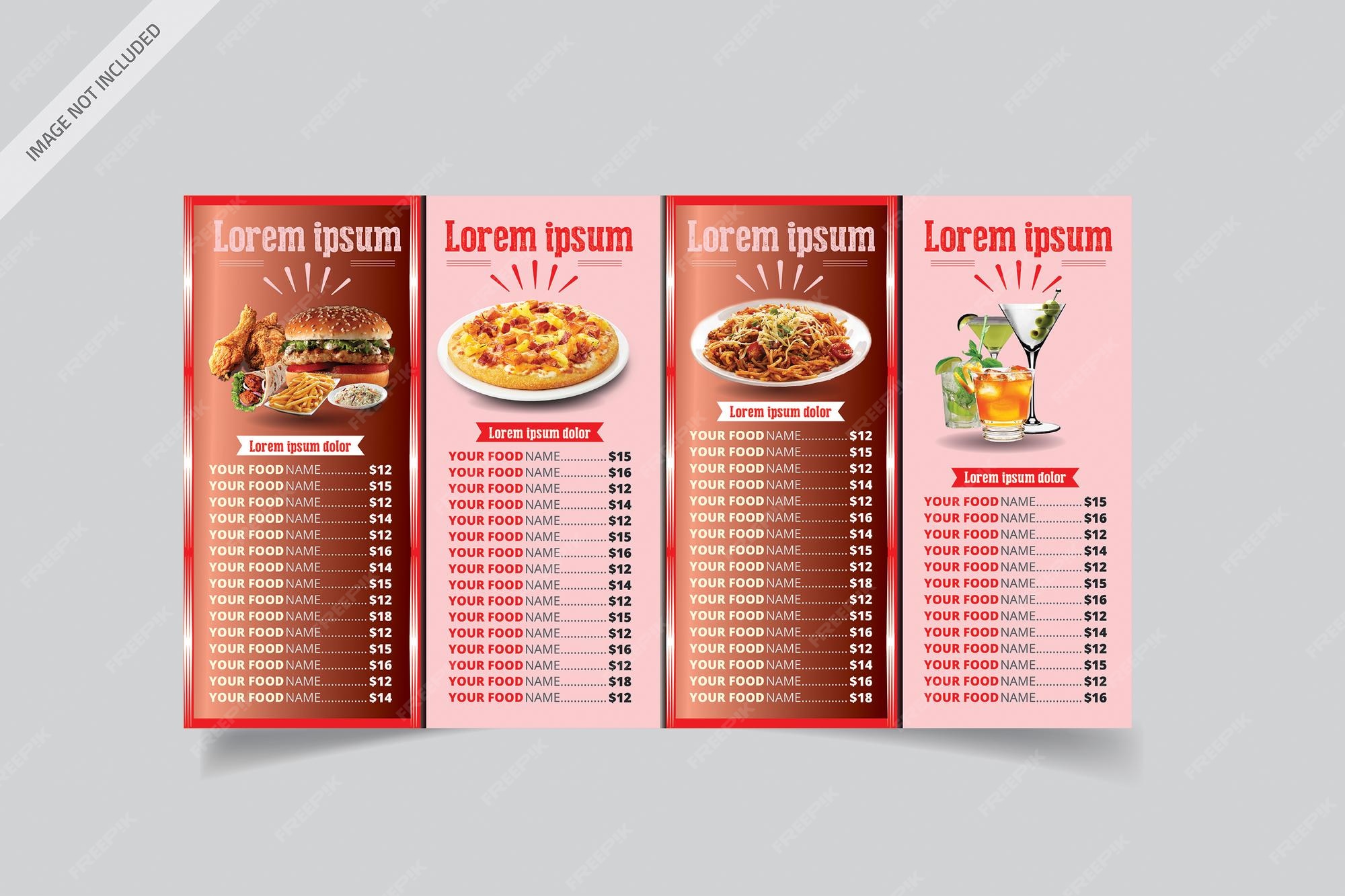 Premium Vector Digital Menu Design Templates premium-vector-digital-menu-design-templates