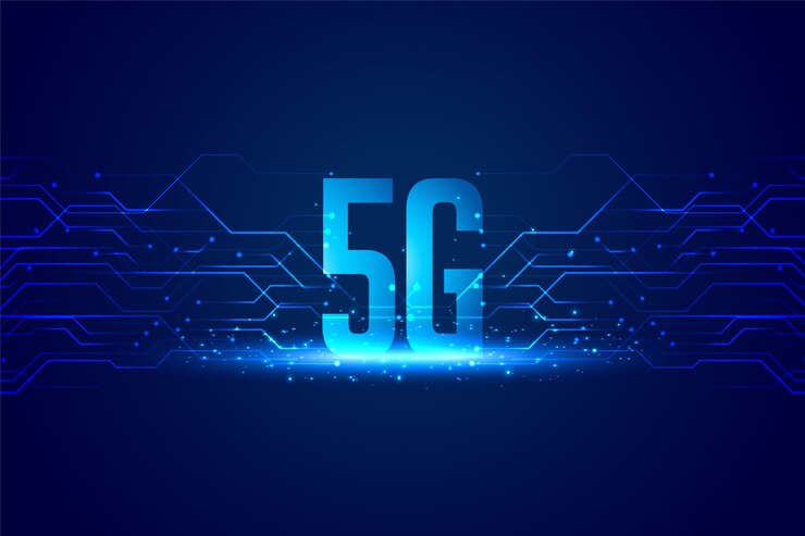 Free Vector digital  technology concept background for superfast speed