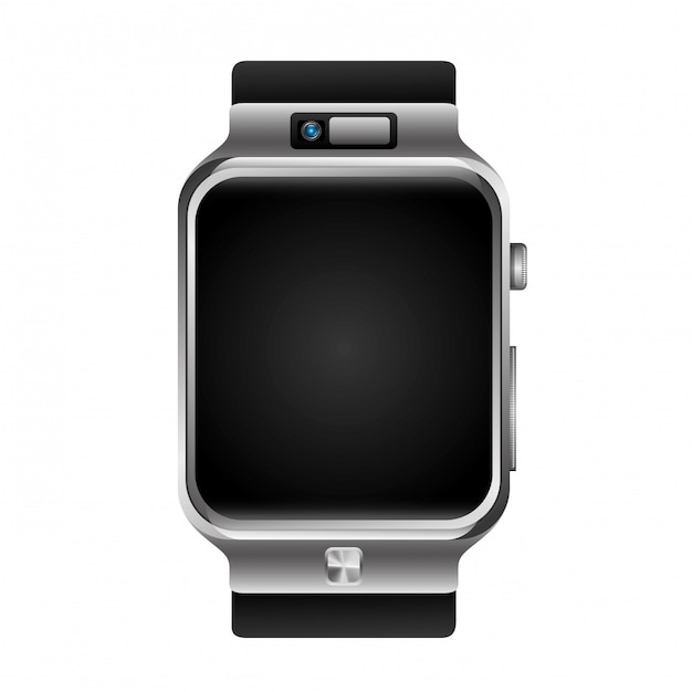 Free vector digital wristwatch