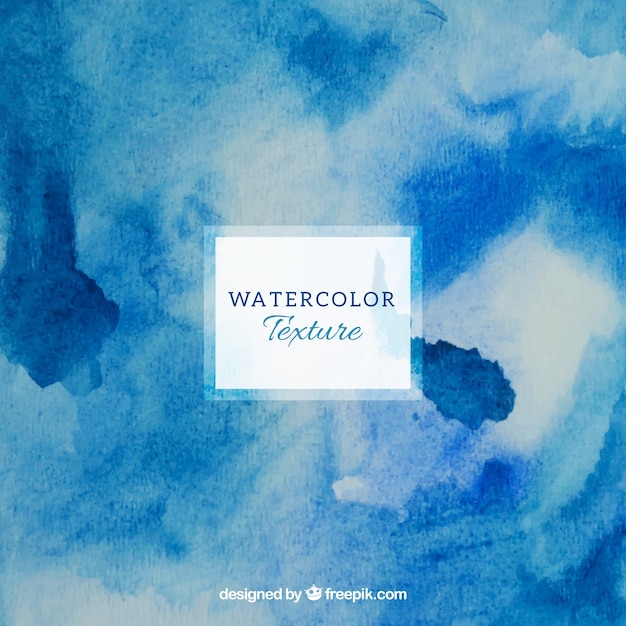 Diluted watercolor blue background