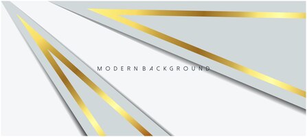 Dimension layers background gold line decoration