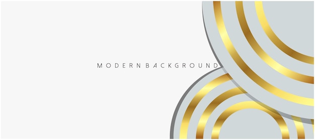 Free vector dimension layers background gold line decoration