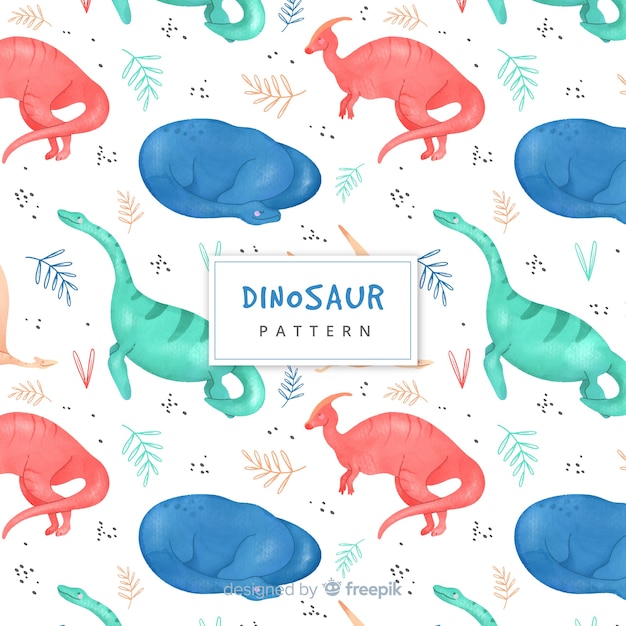 Free vector dinosaur pattern