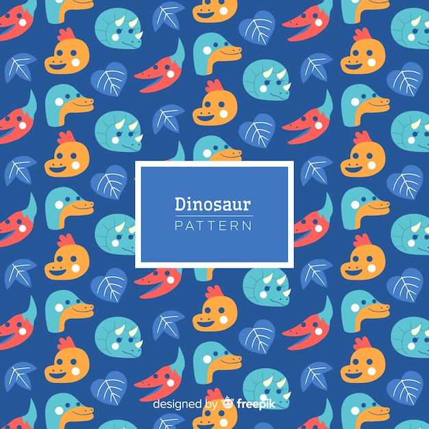 Free vector dinosaur pattern