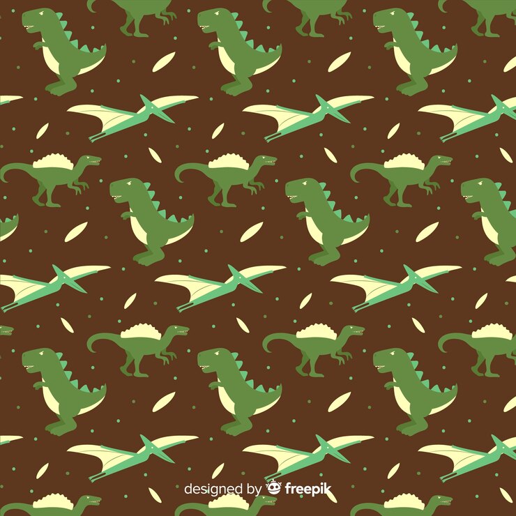 Free Vector dinosaur pattern