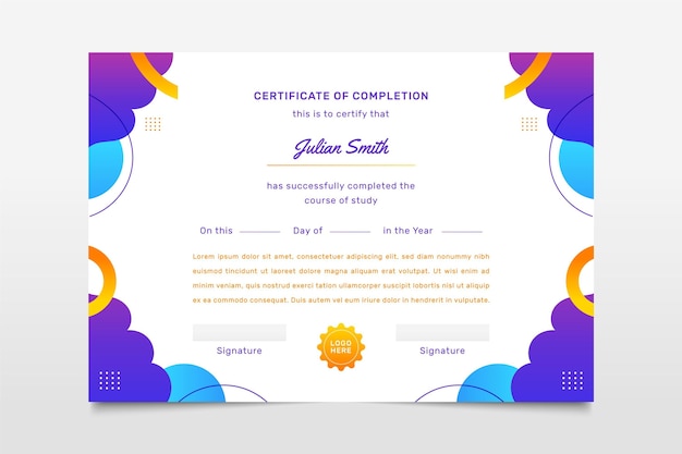 Diploma template