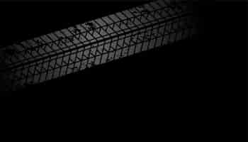 Бесплатное векторное изображение Маркировка грязной пробной шины на темном фоне с пространством для текста