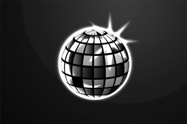 Free vector disco ball abstract design vector illustration