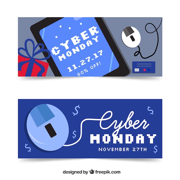 Discount banners of technological devices