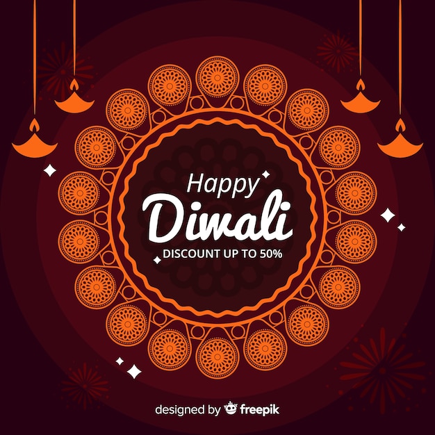 Buono sconto diwali holiday banner