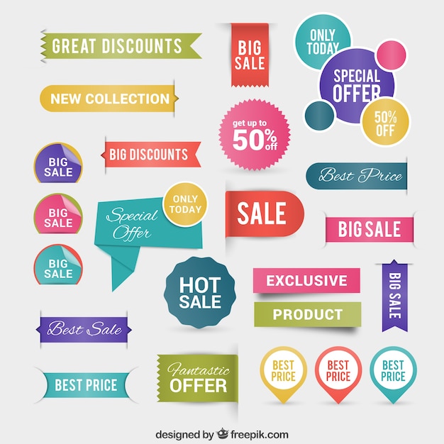 Discount labels