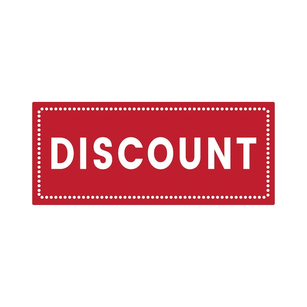 Discount promotion tag badge vector