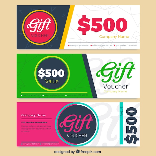 Free vector discount voucher pack