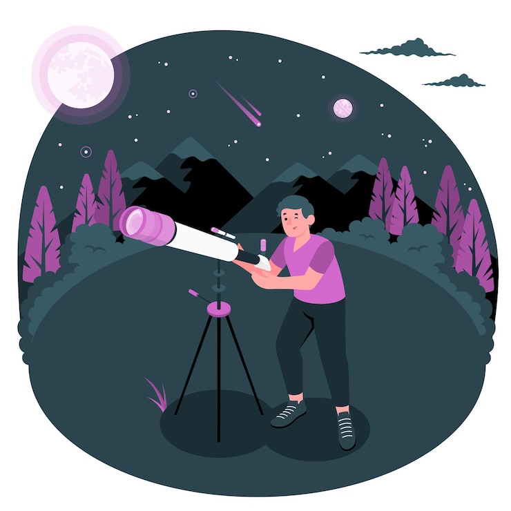 Free Vector discovery concept illustration