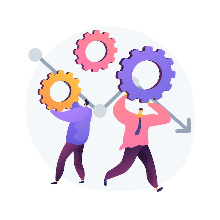 Free Vector displaced workers abstract concept vector illustration. displaced job position, contract cessation, permanent worker laid off, bankrupt company, failed business termination abstract metaphor.