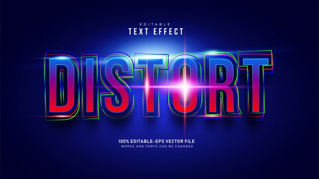 Distort Text Effect