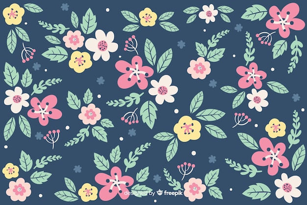 Ditsy floral background