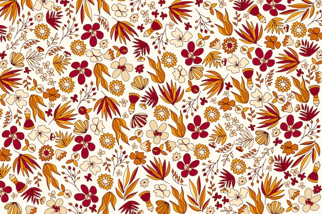 Free vector ditsy floral background