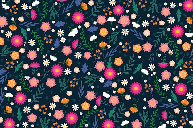 Ditsy floral background