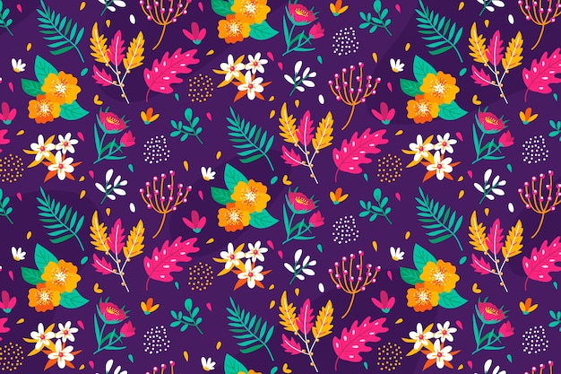 Free vector ditsy floral background