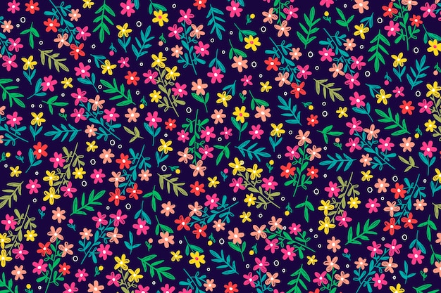 Free vector ditsy floral background