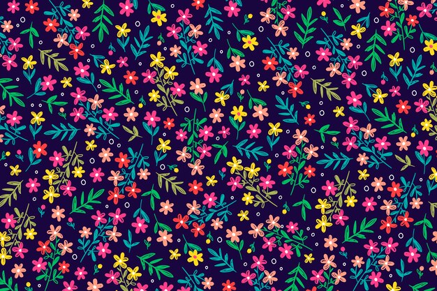 Ditsy floral background