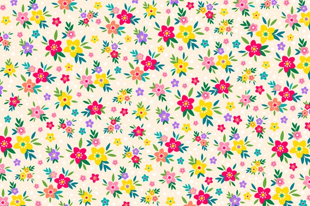 Ditsy floral background