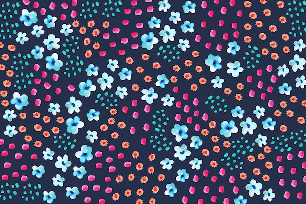 Free vector ditsy floral background