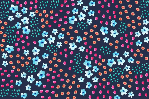 Ditsy floral background