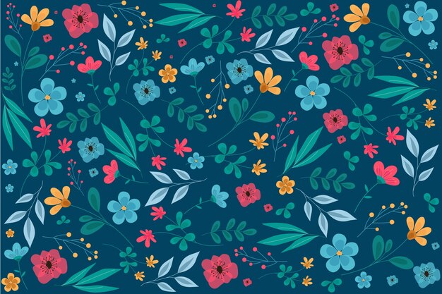 Ditsy floral print background
