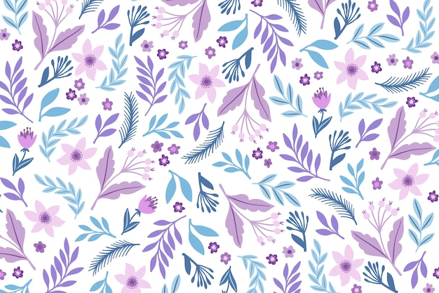 Free vector ditsy floral print background