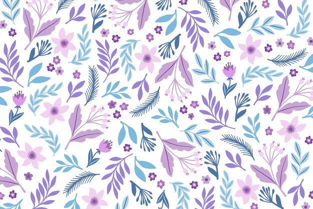 Ditsy floral print background