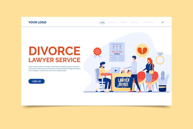 Divorce lawyer service