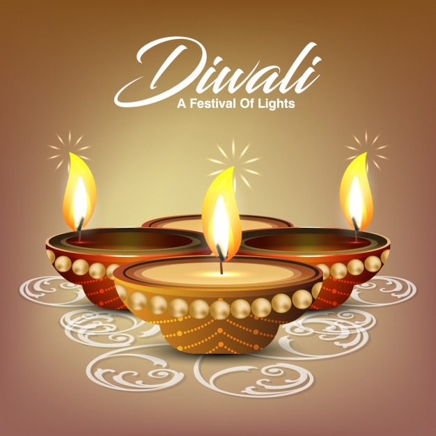 Disegno di sfondo diwali