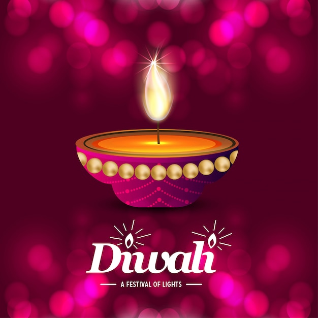 Free vector diwali background