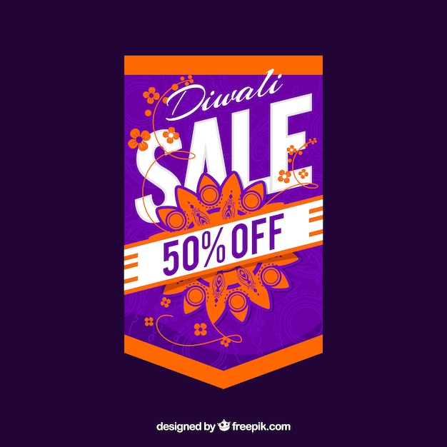 Diwali discount sticker