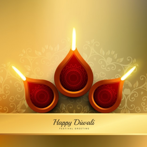 Diwali festival diya vector design illustration