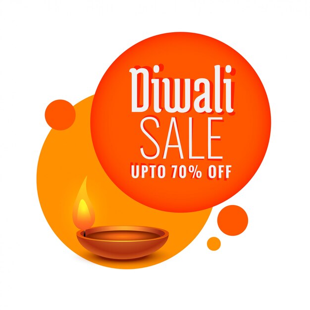Diwali festival sale and discount template