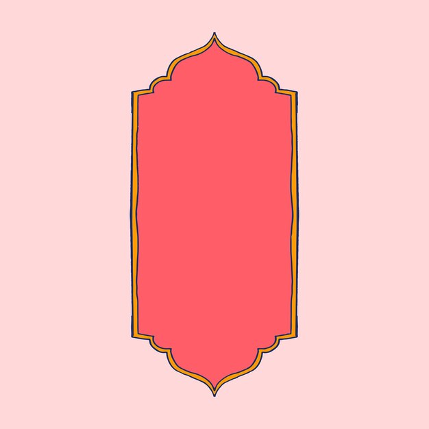 Diwali Indian rangoli vector frame design