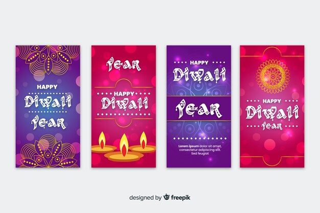 Diwali instagram stories collection