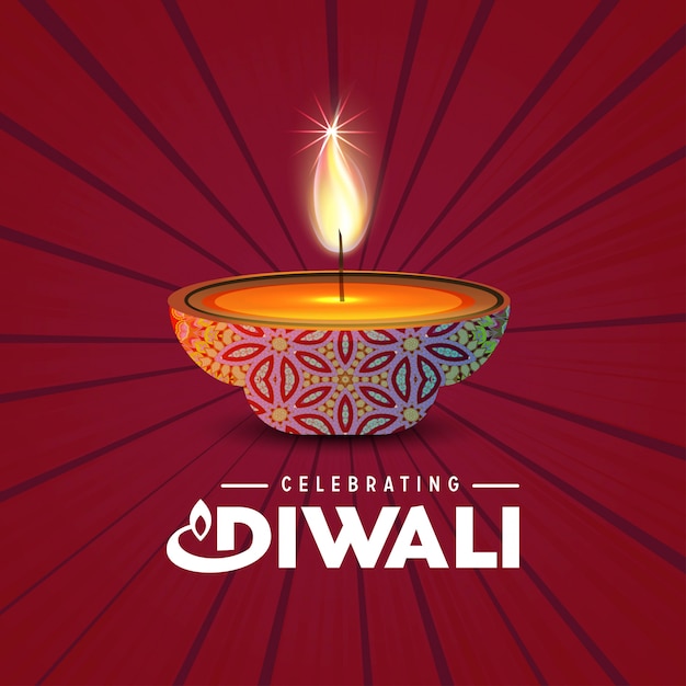 Diwali mandala background