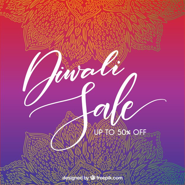 Diwali sale background