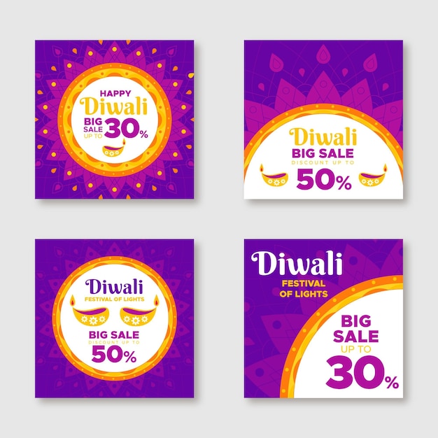 Diwali vendita instagram post