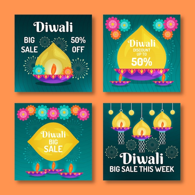 Diwali vendita instagram post