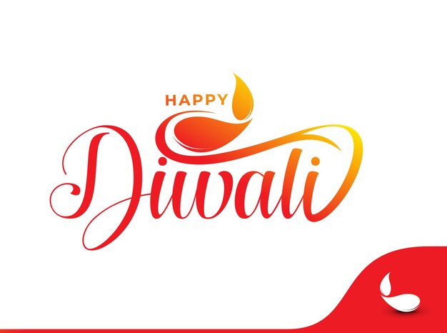 Diwali text abstract poster template brochure decorated flyer banner design