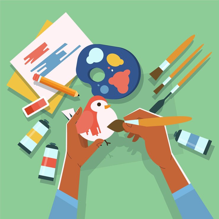 Free Vector diy creative workshop