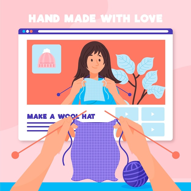 Free vector diy creative workshop