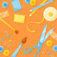 Free vector diy creative workshop