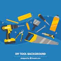 Free vector diy tool background