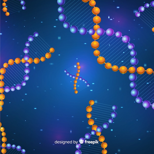 Free vector dna background